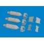 P-40 500lb M64 US bombs EDUARD, 1/48 - Eduard Accessories 6481079