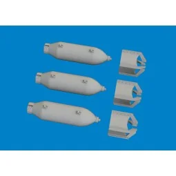 P-40 100lb M30 US bombs PRINT EDUARD, 1/48 - Eduard Accessories 648... 2