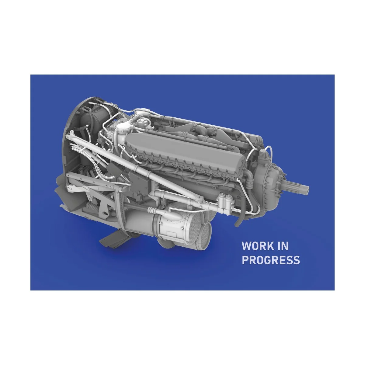 P-40E engine PRINT EDUARD, 1/48 - Eduard Accessories 6481069