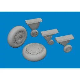 F4F-4 wheels early ACADEMY, 1/48 - Eduard Accessories 6481089