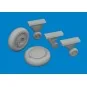 F4F-4 wheels early ACADEMY, 1/48 - Eduard Accessories 6481089
