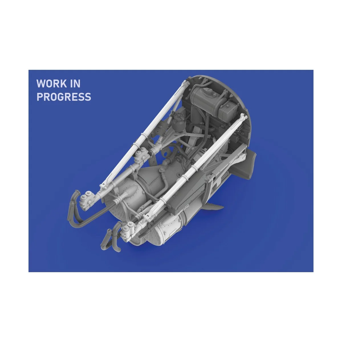 P-40E engine PRINT EDUARD, 1/48 - Eduard Accessories 6481069