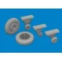 F4F-4 wheels late ACADEMY, 1/48 - Eduard Accessories 6481090