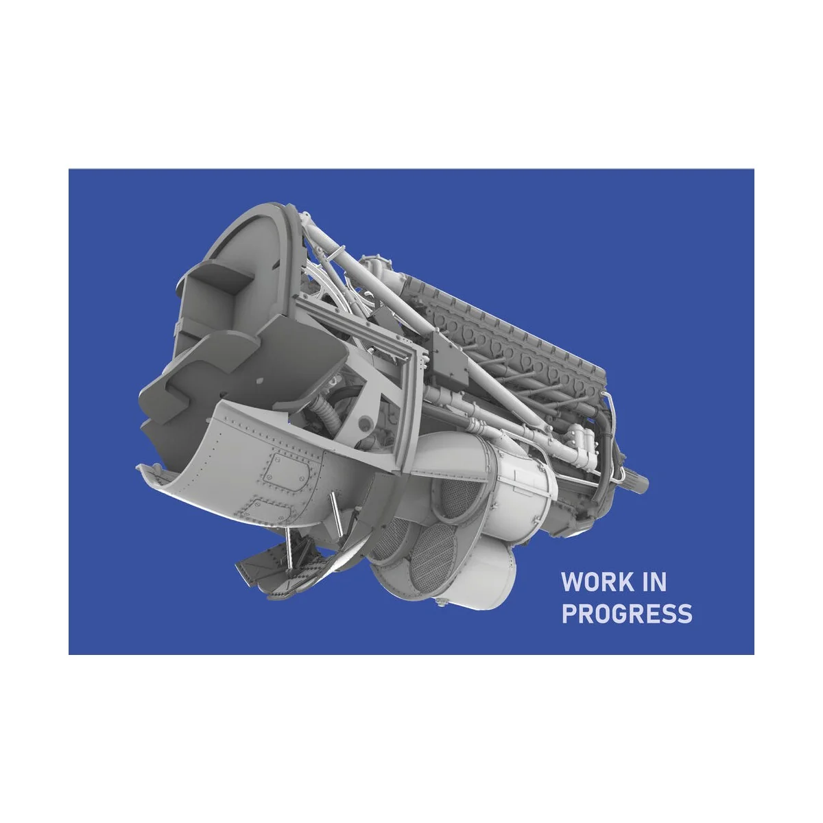 P-40E engine PRINT EDUARD, 1/48 - Eduard Accessories 6481069