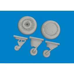 F4F-4 wheels late ACADEMY, 1/48 - Eduard Accessories 6481090 2