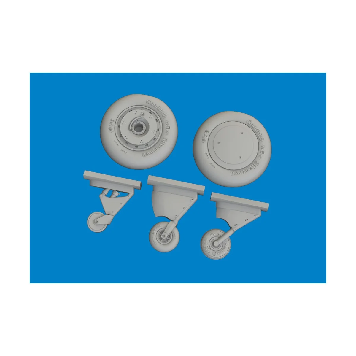 F4F-4 wheels late ACADEMY, 1/48 - Eduard Accessories 6481090
