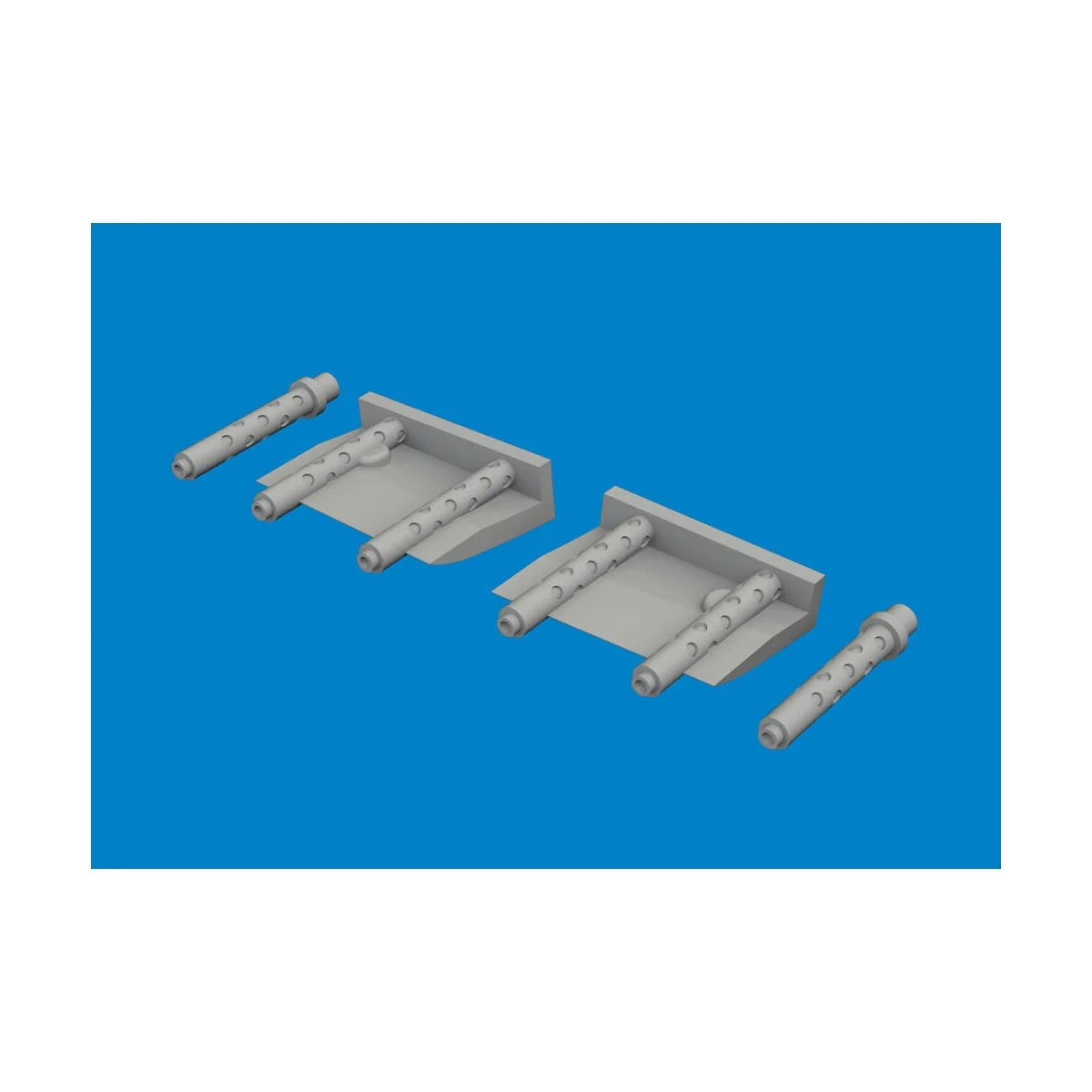 F4F-4 gun barrels PRINT ACADEMY, 1/48 - Eduard Accessories 6481092