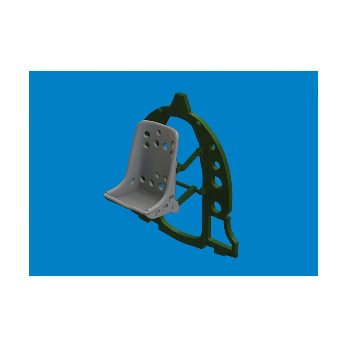 A6M5 seat PRINT EDUARD, 1/48 - Eduard Accessories 6481094