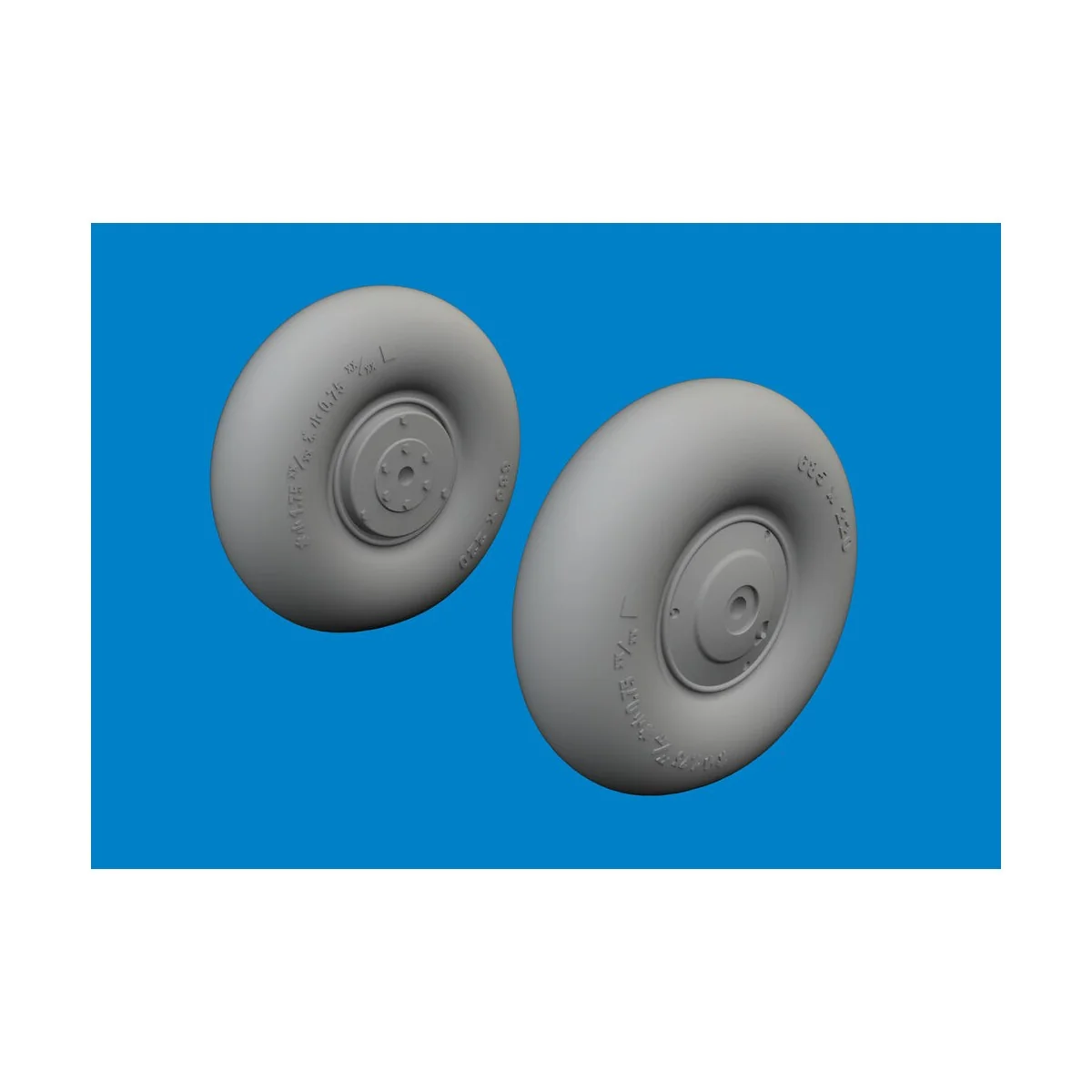 Ki-115 wheels for Eduard, 1/48 - Eduard Accessories 6481116