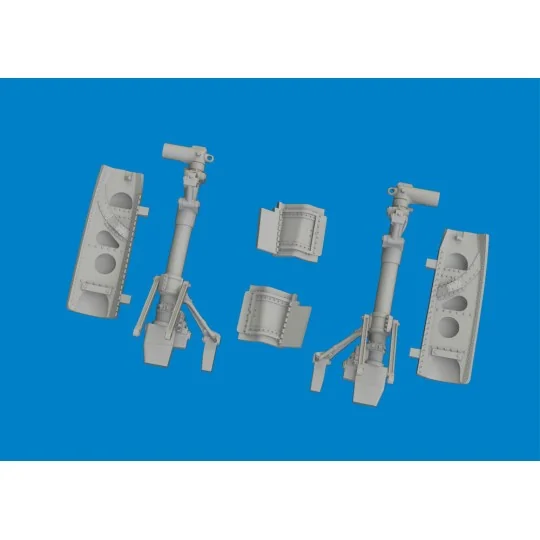 P-40N undercarriage legs PRINT 1/48 for Eduard, 1/48 - Eduard Acces...