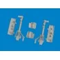P-40N undercarriage legs PRINT 1/48 for Eduard, 1/48 - Eduard Acces...