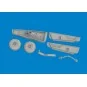 P-40N tail wheel bay PRINT 1/48 for Eduard, 1/48 - Eduard Accessori...