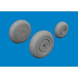 MiG-21F wheels for Eduard, 1/48 - Eduard Accessories 6481151