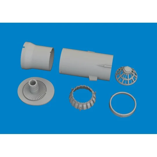 MiG-21F exhaust nozzle PRINT for Eduard, 1/48 - Eduard Accessories ...