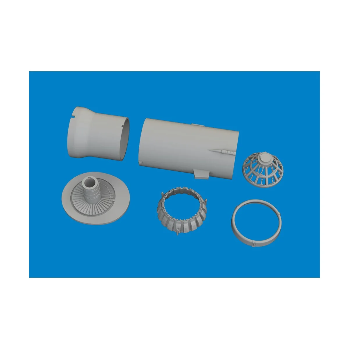 MiG-21F exhaust nozzle PRINT for Eduard, 1/48 - Eduard Accessories ...