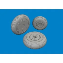 MiG-21F wheels for Eduard, 1/48 - Eduard Accessories 6481151 2