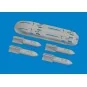 S-199 4xETC 50 rack w/ bombs PRINT for Eduard, 1/48 - Eduard Access...