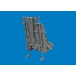 P-47D Razorback seat w/ intergral seat belts PRINT for Miniart, 1/4... 2
