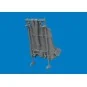 P-47D Razorback seat w/ intergral seat belts PRINT for Miniart, 1/4...