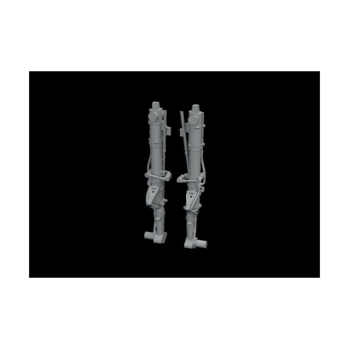 P-47D undercarriage legs PRINT for Miniart, 1/48 - Eduard Accessori...