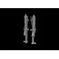 P-47D undercarriage legs PRINT for Miniart, 1/48 - Eduard Accessori...