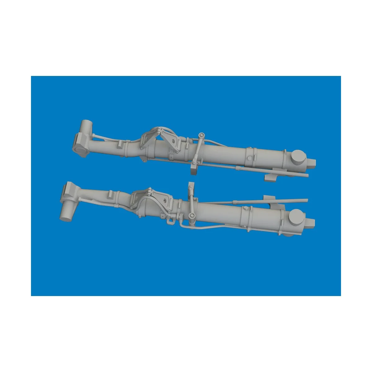 P-47D undercarriage legs PRINT for Miniart, 1/48 - Eduard Accessori...