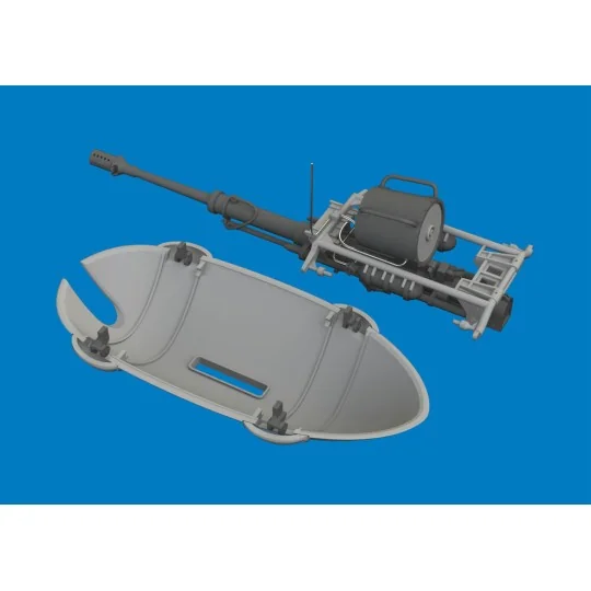 Hs 129B MK 101 gun pod PRINT for Takom, 1/48 - Eduard Accessories 6...
