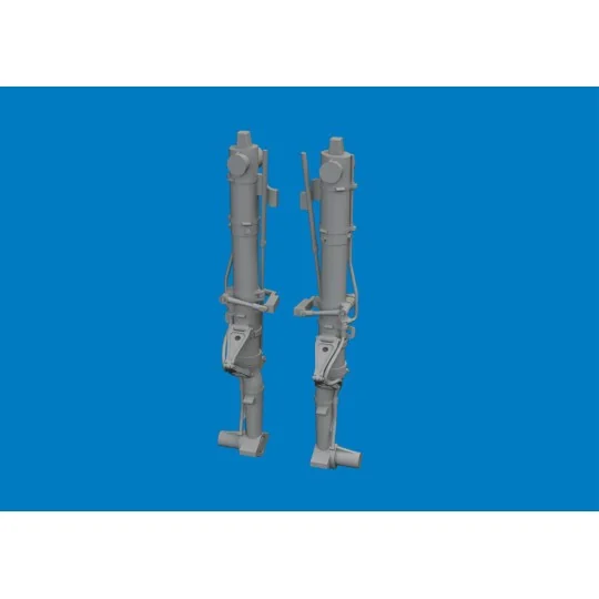 P-47D undercarriage legs PRINT for Miniart, 1/48 - Eduard Accessori...