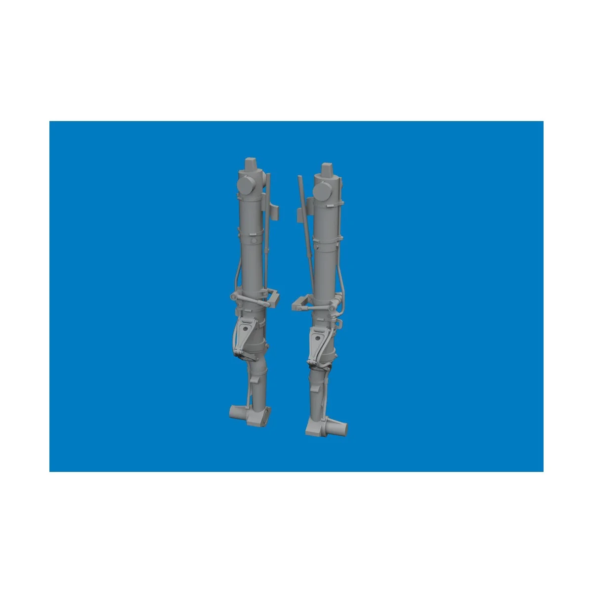 P-47D undercarriage legs PRINT for Miniart, 1/48 - Eduard Accessori...
