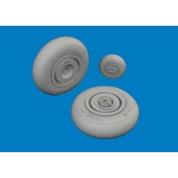 Hs 129B wheels for Takom, 1/48 - Eduard Accessories 6481159 2