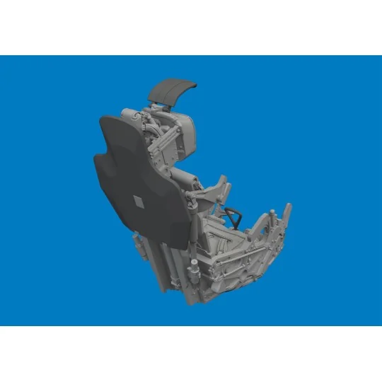 MiG-21F ejection seat w/ integral seat belts PRINT for Eduard, 1/48...
