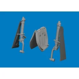 P-51D undercarriage legs PRINT for Eduard, 1/48 - Eduard Accessorie... 2
