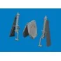 P-51D undercarriage legs PRINT for Eduard, 1/48 - Eduard Accessorie...