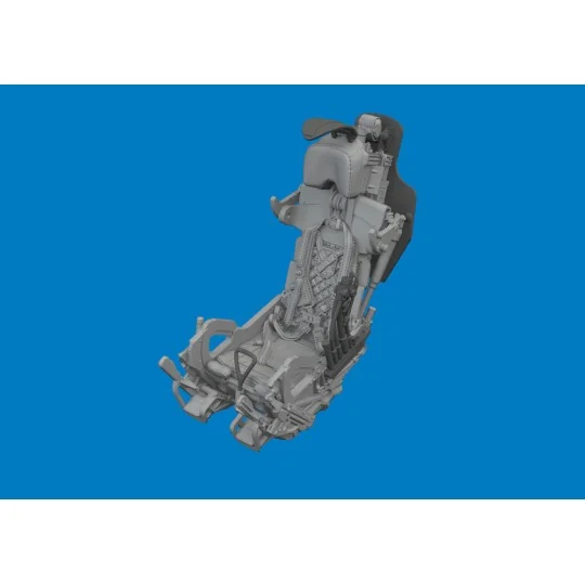 MiG-21F ejection seat w/ integral seat belts PRINT for Eduard, 1/48...