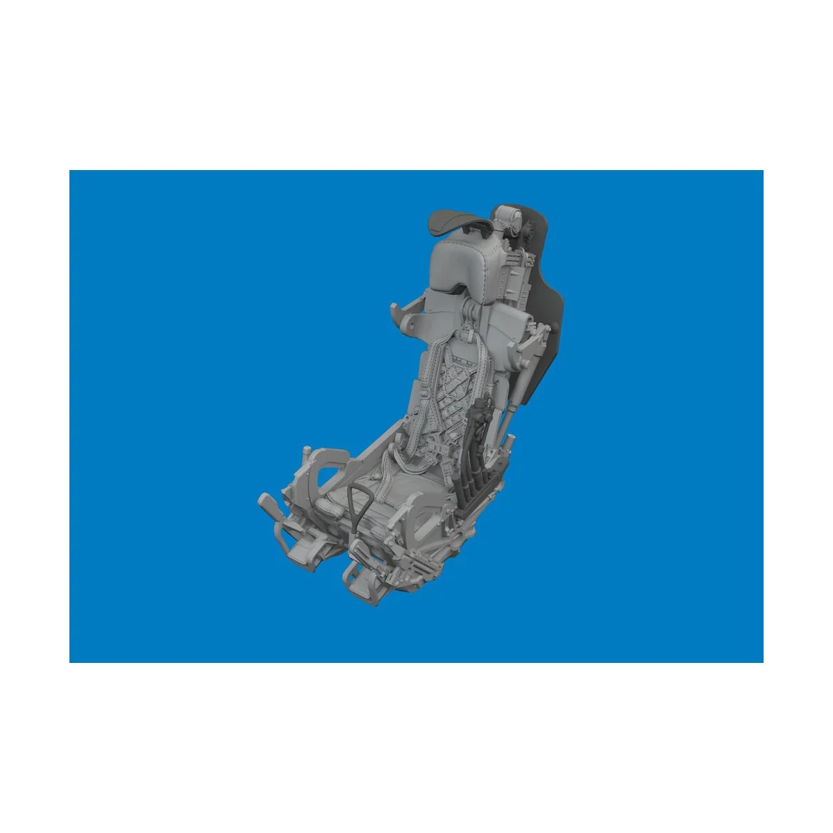 MiG-21F ejection seat w/ integral seat belts PRINT for Eduard, 1/48...