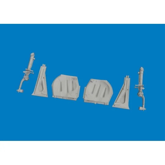 P-51D undercarriage legs PRINT for Eduard, 1/48 - Eduard Accessorie...