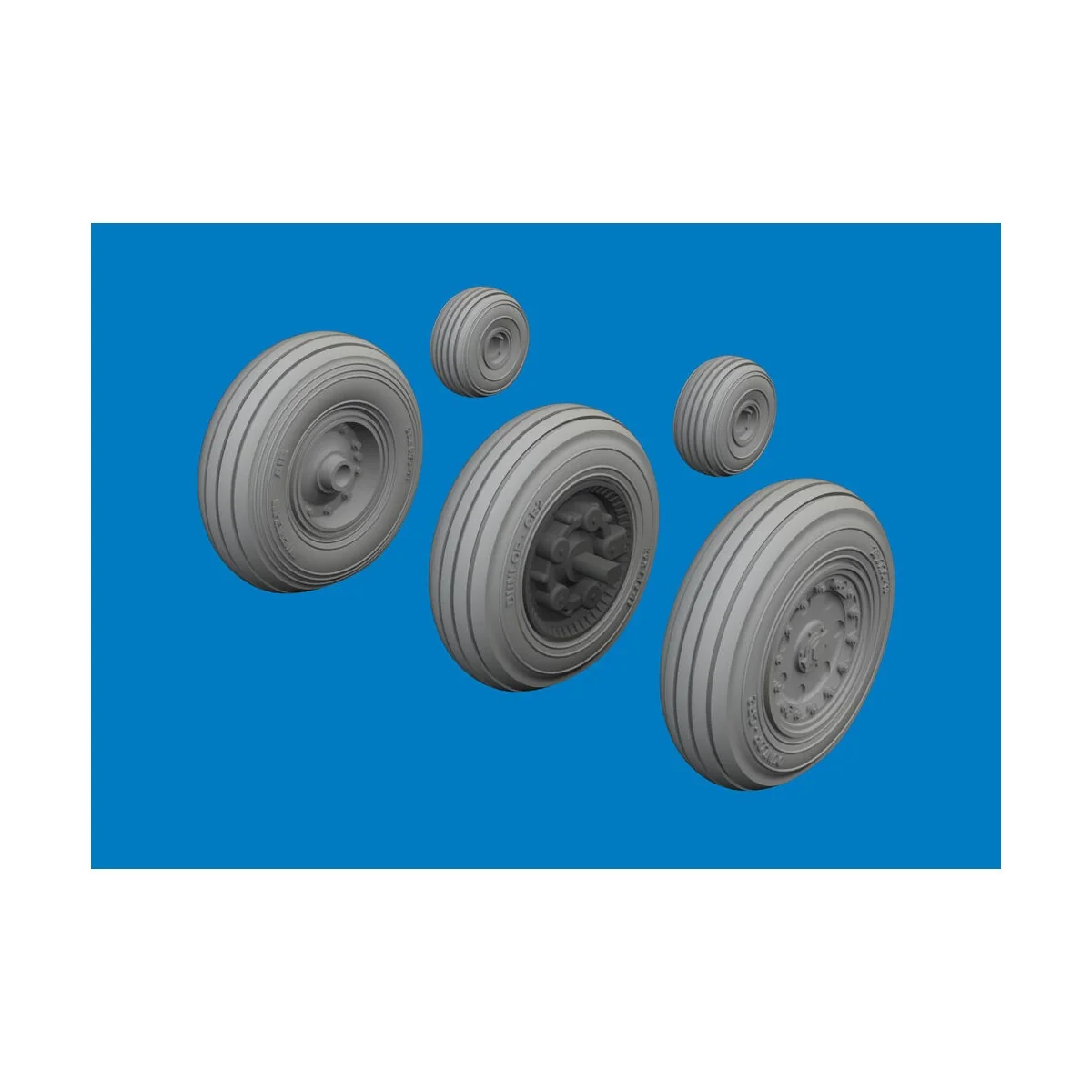 Harrier wheels for Uma Models, 1/48 - Eduard Accessories 6481164