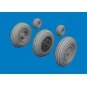 Harrier wheels for Uma Models, 1/48 - Eduard Accessories 6481164