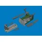 Jaguar wheel bays & undercarriage legs PRINT for Airfix, 1/48 - Edu...