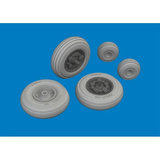 Harrier wheels for Uma Models, 1/48 - Eduard Accessories 6481164