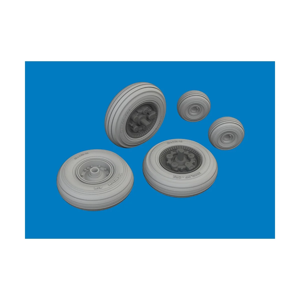 Harrier wheels for Uma Models, 1/48 - Eduard Accessories 6481164