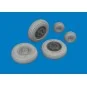 Harrier wheels for Uma Models, 1/48 - Eduard Accessories 6481164