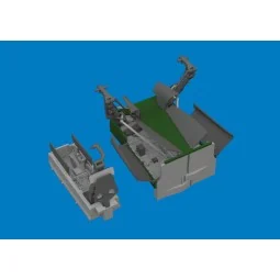 Jaguar wheel bays & undercarriage legs PRINT for Airfix, 1/48 - Edu... 2