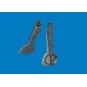 Bf 109G undercarriage legs PRINT for Eduard, 1/48 - Eduard Accessor...