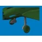 Bf 109G undercarriage legs PRINT for Eduard, 1/48 - Eduard Accessor...