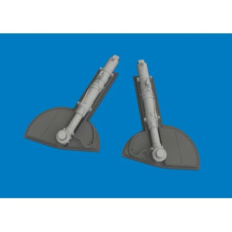 Spitfire Mk.I/II/Va/Vb undercarriage legs PRINT for Eduard, 1/48 - ...