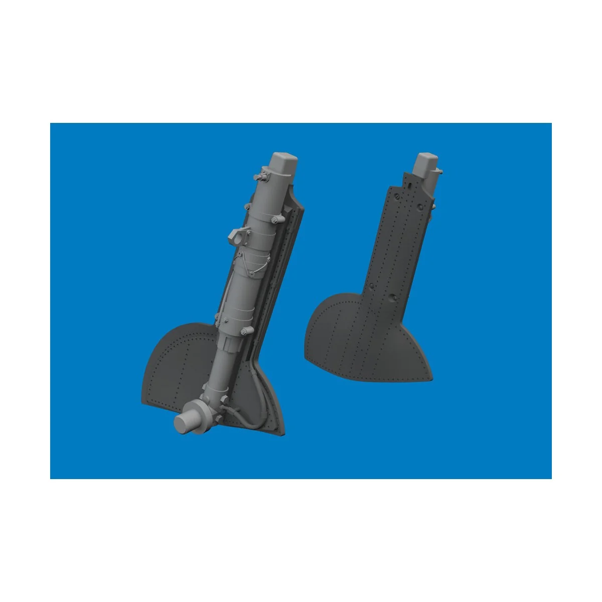 Spitfire Mk.Vc undercarriage legs PRINT for Eduard, 1/48 - Eduard A...