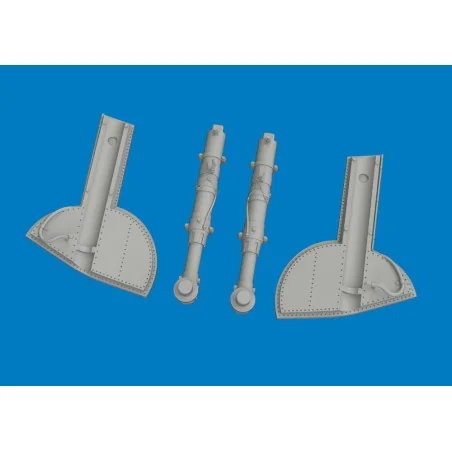 Spitfire Mk.I/II/Va/Vb undercarriage legs PRINT for Eduard, 1/48 - ...