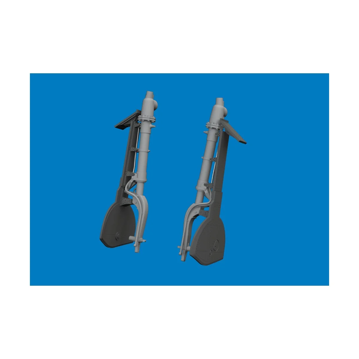 A6M undercarriage legs PRINT for Eduard, 1/48 - Eduard Accessories ...