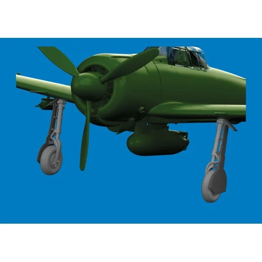 A6M undercarriage legs PRINT for Eduard, 1/48 - Eduard Accessories ...